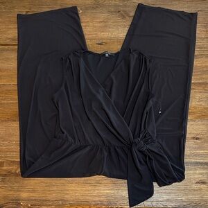 Elegant Black Sleeveless jumpsuit